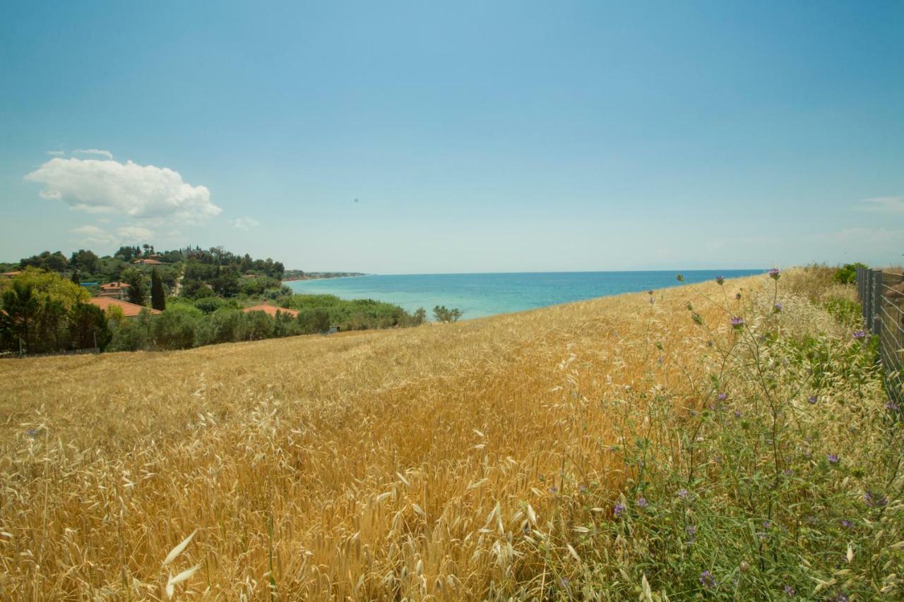 Magnificent Seascape Villa On A Secluded Beach Nea Moudania Exterior photo